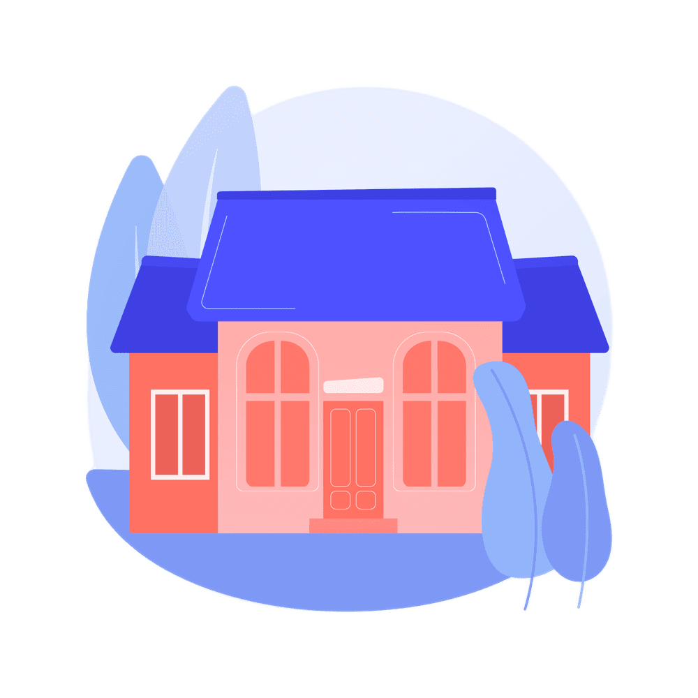 Illustration maison construite